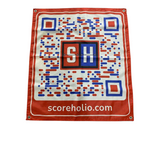 QR Code and Logo Banner
